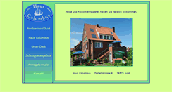 Desktop Screenshot of columbus-juist.de