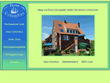 Tablet Screenshot of columbus-juist.de